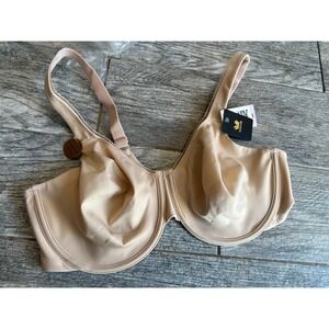 Wacoal NWT Bra 42D 42 D Underwire Bra Nude Sand 855352‎ Underwire High Standards